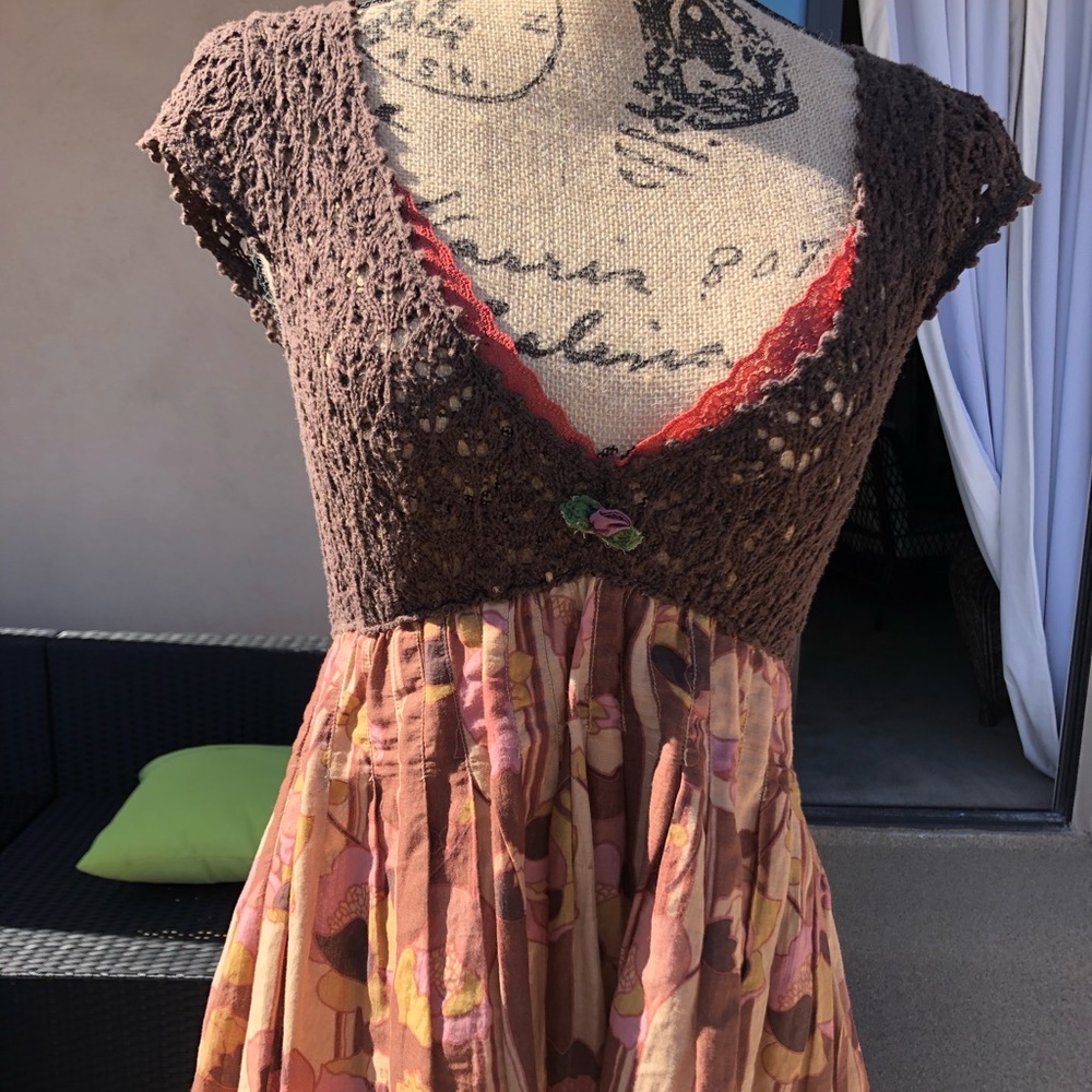 Vintage Free People crochet top. Simply Beautiful.